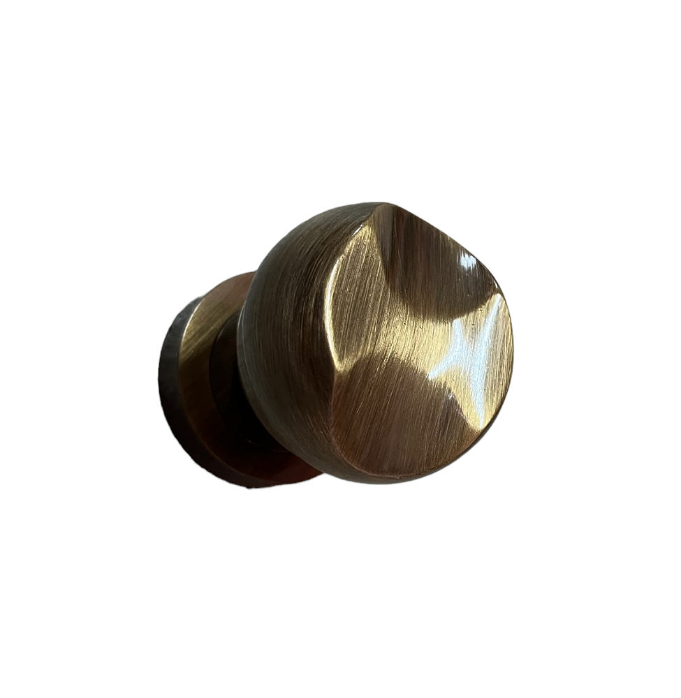 DOOR KNOB CORFU BRASS